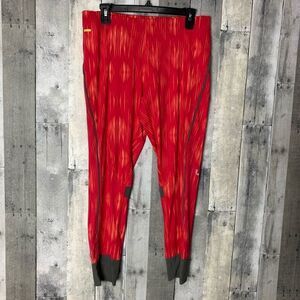 Lole Workout Legging Size Large Pink Vented‎